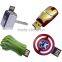 2016 HotSale Iron Man USB Flash Drive Pen Drive Crystal Diamond PenDrive 4GB 8GB 16GB 32GB 64GB Memory Stick/Thumb/Pendrives                        
                                                Quality Choice
