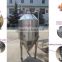 laboratory beer brewing equipment cooling jacket ferment tanks stainless steel conical fermenter