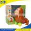 B/O cartoon musical parrot toy with window box