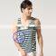 2015 custom cotton spandex striped bodybuilding men gym tank top