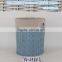 blue colored waterproof laudry basket canvas wholesale