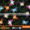 Hot selling 12 led solar butterfly string decoration light for garden