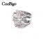 Fashion Jewelry Zinc Alloy Charming Rhinestone Ring Women Party Show Gift Dresses Apparel Promotion Accessories