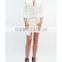 Wholesale ready-designed fitted woman asymmetrical blazer dress slim fit jacket