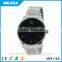 new alloy case and stainless steel band waterproof watch