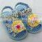 summer colorful flower flat cute high-heel girl baby sandal