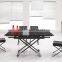 Z681 the best selling pu crocodile leather nordic metal dining chair