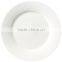 Super white emboss ceramic serving plate platter wedding plate