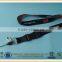 lanyard strap with custom woven design low MOQ