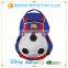 Blue color football EVA shape backpack bags