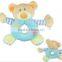 Baby Rattle plush toy/baby squeaky toy/baby bear rattle toys