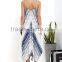 Vintage Ladies Floral Printed African Kitenge Design Maxi Dress