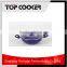 Pressed aluminum nonstick coating wok pan with lid