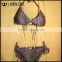 Women's Push-up Padded Sexy Tassels & Beads Bra Bikini Set