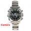 Support Night Vision 8GB Waterproof 1080P IR Stainless Steel Spy Watch Camera