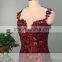 ASAE01 Sequin Appliqued Shining Sheer Back Evening Dress Bling Real Photo Evening Gown 