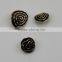 Free Sample Crystal Alloy Metal With Siglly Holes Buttons