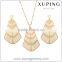 63234 Xuping Fashion Dubai 18k Gold Metal Pendant Earring Jewelry Set Charming Gold Jewellry Set