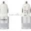 Portable dual usb car charger 2a micro usb car charger, creative design car chargers luxury