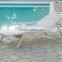 Luxury P.E rattan pool sunbed - Gerneral use outdoor rattan wicker sun lounger