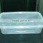 500ml PP Microwaveable disposable food container box/frozen food taking away lunch food boxes