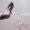 Transparent high heel shoes display acrylic shoes holder