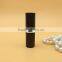 Empty round customized color lipstick container with golden ring