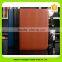 Faux leather letter-sized conference folder file holder 16014