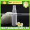 Clear round cosmetic lotion 100ml, 150ml, 200ml, 250ml, 500ml, 750ml, 1000ml Plastic HDPE spray bottle