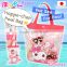 Cute and Original printed towel handkerchief Hoppe-chan with Comfortable