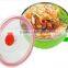 15cm Insulated Stainless Steel Instant Noodle Soup Bowl With Clear Lid