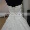 New Arrival Sexy Sweetheart Lace Bodice Wedding Dress With Lace Tail