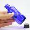 4oz Cobalt Boston Round Glass Bottle