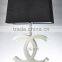 modern bedroom table lamp with stainless steel OM66138