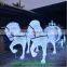 Hot Deer Carriage Santa Claus Christmas Motif Light