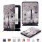 IFC096 Magnet leather flip case cover with pattern for Amazon Kindle tablet