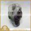 Beautiful Natural Quartz Crystal Carving Skull in amethyst and agate skull best gift for lovers