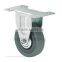 Industrial Gray PVC Caster Wheel With Fixed