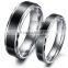 His and Her Matching Simple Eternal Wedding Band Stainless Steel Couples Jewelry Titanium Couples Wedding Ring Set