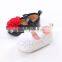 drill floral print infant flower leather shoe baby girl shoes
