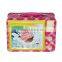 Tin lunch box with handle for back to school kids