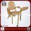 BH-G8166 High quality steel padded church chair with book rack church chair