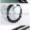 2016 hot sale amazon Diy jewelry necklace bracelet 4MM 6MM 8MM 10MM 12MM matte balck natural bead