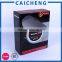 Electronics packaging folding black corrugated box for earphone