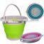 Multifunction Retractable Portable Fishing Cleaning Silicone Ice Folding bucket