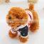 2016 new style hot sale brown stuffed plush dog toys