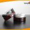 Empty custom made face cream use 100ml 150ml clear plastic cosmetic jars