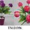 vase artificial flower rose bud, artificial rose flower