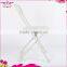 New design Qingdao Sinofur new style garden white plastic folding chair