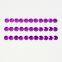 Purple Self- adhesive Rhinestone